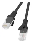 Lanberg PCU6-10CC-0100-BK tinklo kabelis Juoda 1 m Cat6 U/UTP (UTP)