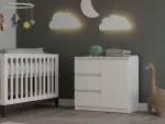 KOMODA SU 1 DURIMIS IR 3 STALČIAIS, SPALVA &bdquo;KA&Scaron;MIRAS&ldquo;