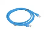 LANBERG PATCHCORD RJ45, KAT. 5E, UTP, 2M, MĖLYNA