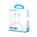 Vention USB 3.2 5A 10Gbps 1m WH USB-C į C kabelis