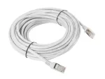 Lanberg komutacinis kabelis RJ45, 6 kat., UTP, 10 m, pilkos spalvos