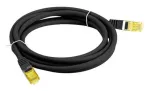 Lanberg PCF6A-10CU tinklo kabelis Juoda 1 m Cat6a S/FTP (S-STP) Turas