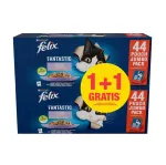 PURINA Felix Fantastic Selection of flavors in jelly - &scaron;lapias kačių maistas - 44x85g + 44x85g GRATIS
