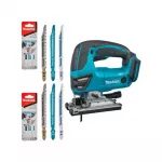 18 V elektrinis pjūklas be akumuliatoriaus + pjūklai DJV180ZX MAKITA