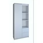 Topeshop RS-80 BILY BIEL knygų lentyna biurui