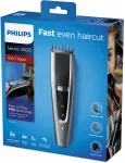 Philips 5000 series &bdquo;Trim-n-Flow PRO&ldquo; technologija, plaunama plaukų kirpimo ma&scaron;inėlė
