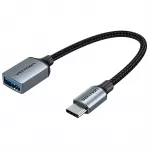 Vention CCXHB USB kabelis USB 3.2 Gen 1 (3.1 Gen 1) 0,15 m USB C USB A Pilka
