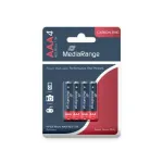 BATERIJA KARBON-ZINC AAA 1.5V/4VNT MRBAT141 MEDIARANGE
