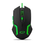 Esperanza EGM205G Fighter kompiuterio pelė Žaidimams De&scaron;inės rankos USB A tipo Optinis 2400 DPI