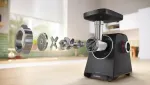 Bosch Serie 4 MFWS440B mėsmalė 1900 W Juoda, Sidabras
