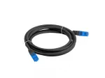 LANBERG PATCHCORD S/FTP CAT.6A 3M JUODAS LSZH