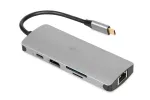 iBox IUH3RJ4K sąsajos &scaron;akotuvas C tipo USB 5000 Mbit/ai Sidabras