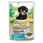 STUZZY Sfilaccetti su baltos žuvies mėsa - &scaron;lapias &scaron;unų maistas - 100g