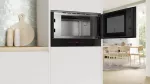 Bosch Serie 8 BFR7221B1 mikrobangų krosnelė Juoda Mikrobangų krosnelė be papildomų funkcijų Įmontuoti 21 L 900 W