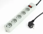 KABELIS ELEKTROS PRATĘSIMUI 3M/5OUTL SPG3-B-10C GEMBIRD