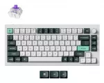KLAVIATŪRA BE LAIDO Q1 HE RGB/KORPUSAS BALTA Q1H-P1 KEYCHRON