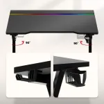 Žaidimų stalas Huzaro Hero 2.4 RGB Black