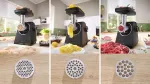Bosch MFWS430B mėsmalė 1900 W Juoda, Sidabras