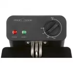 ProfiCook PC-FR 1325 Vienas 3 L Autonominės 2000 W Gruzdintuvė Juoda