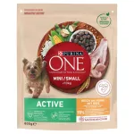 PURINA One Mini/Small Active Rich in chicken with rice - sausas maistas &scaron;unims - 800g