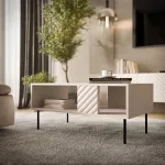 Cama LUCCA 490386 kavos staliukas, staliukas prie lovos, kitas mažas staliukas Stačiakampio 4 kojos