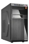 Korė AUKSINIS TIGRAS Palaiko pagrindinės plok&scaron;tės formos mikro ATX Juoda Midi Tower Baltimor 530 BALTIMORE5302USB2+2USB3