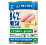 PETMEX with rabbit and pear - drėgnas ėdalas &scaron;unims - 400g