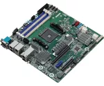 Asrock X570D4U-2L2T/BCM pagrindinė plok&scaron;tė AMD X570 AM4 lizdas &bdquo;micro ATX&ldquo;