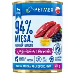 PETMEX Puppy Lamb and blueberries - drėgnas ėdalas &scaron;unims - 400g