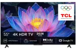 Televizorius|TCL|55 "|&bdquo;4K Ultra HD&ldquo;|3840 x 2160 pikselių|Plok&scaron;čias|16:9|QLED|55P6L