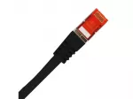 Alantec KKS6CZA0.5 F/UTP F/UTP cat.6 PVC 0.5m ilgio juodas komutacinis kabelis
