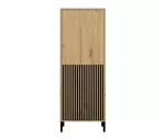 KAMARO 2DK SLIM/GŁ ĄŽUOLAS ARTISAN VITRINA