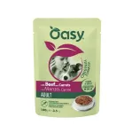OASY Strips in Gravy Adult with Beef and carrots - drėgnas ėdalas &scaron;unims - 100g