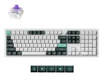 KLAVIATŪRA BE LAIDO Q6 HE RGB/KORPUSAS BALTA Q6H-P1 KEYCHRON