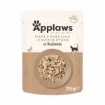 APPLAWS Chicken breast with wild rice in broth - &scaron;lapias kačių maistas - 70g
