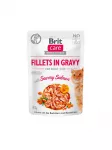 BRIT Care Fillets in Gravy la&scaron;i&scaron;os filė padaže &ndash; &scaron;lapias pa&scaron;aras katei &ndash; 85g