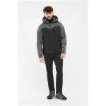 Vyri&scaron;ka hardshell striukė su &bdquo;PrimaLoft&ldquo; džemperiu VIKING Ravelo 3 in 1 Man, juoda ir pilka, M