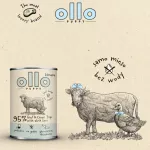 OLLO Puppy Umami Jautiena ir Žaliosios Prieskrandžiai su Anties Kepenėlėmis - &scaron;lapias &scaron;unų maistas - 850g