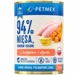 PETMEX with turkey and pumpkin - drėgnas ėdalas &scaron;unims - 400g