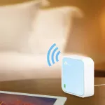 TP-Link TL-WR802N belaidis mar&scaron;rutizatorius Greitas eternetas Viena juosta (2,4 GHz) Mėlyna, Balta