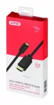 UNITEK Y-C182 HDMI 2.0, 4K60HZ,2M kabelis Juoda