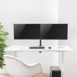 Maclean MC-884 monitoriaus laikiklis arba stovas 81,3 cm (32") Juoda Stalas