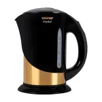 Elektrinis virdulys &bdquo;Zelmer ZCK7630 Crystal Gold&ldquo;, 1,7 litro, 2200 W, juodos ir auksinės spalvos