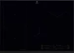 Electrolux EIS77453 Įmontuojama indukcinė kaitlentė 4 zonos (-os) Juoda