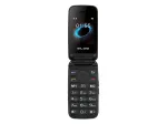 BLOW juodas telefonas senjorams su atverčiamu dangteliu S24