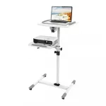 Techly ICA-TB TPM-6 multimedijos įrenginio vežimėlis / stovas Balta Multimedijos vežimėlis