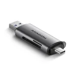 ATMINTIES SKAITIKLIS USB-C+USB3.2 2SL/SD/MICROSD CRE-SAC AXAGON