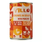 TILLO Chunks in gravy Poultry - &scaron;lapias kačių maistas - 415g