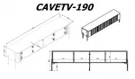 Cama VERA 471002 TV stovas / baldas garso ir vaizdo aparatūrai