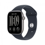 Apple Watch Series 12 GPS 42mm Space Grey Aluminium Case with Navy Blue Sport Band - S/M - MJE74ET/A